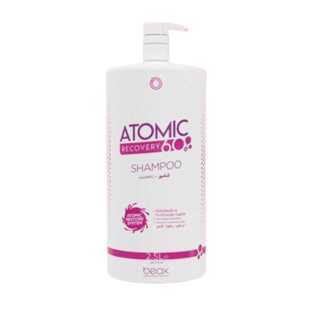 Beox - Atomic Recovery 60s - Szampon Nawilżająco-Regenerujący z Gliceryną i B-Pantenolem - 2500ml
