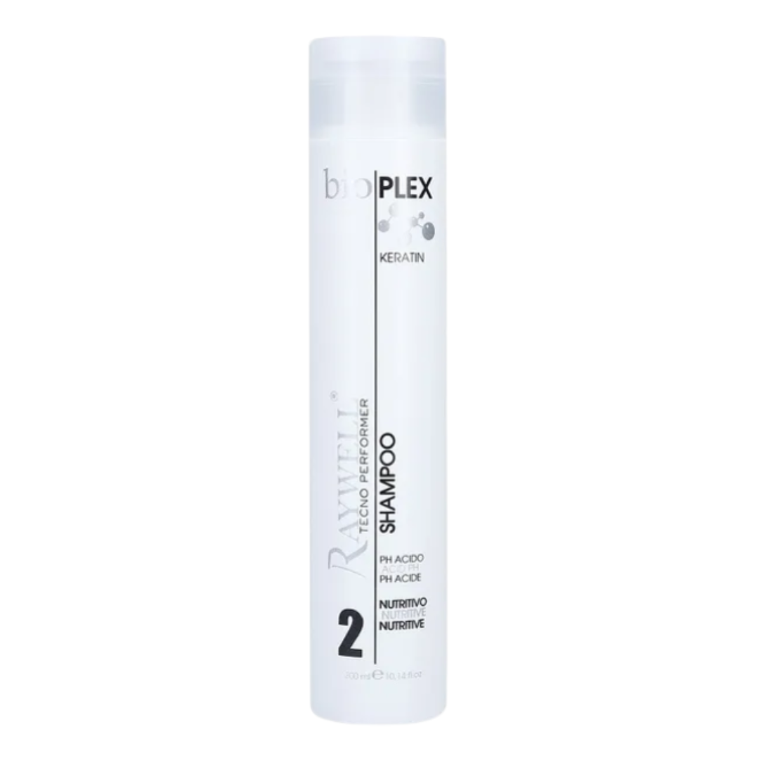 Raywell - Bio Plex - Szampon Zakwaszający po Zabiegach Chemicznych z Keratyną i Panthenolem - 300ml
