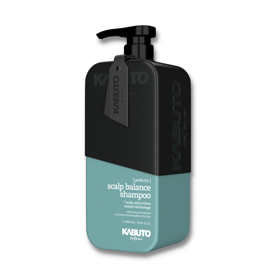Kabuto Katana - Scalp Balance - Szampon Równoważący Skórę Głowy z Ekstraktem z Wierzbownicy i Nasion Konopi - 1000ml