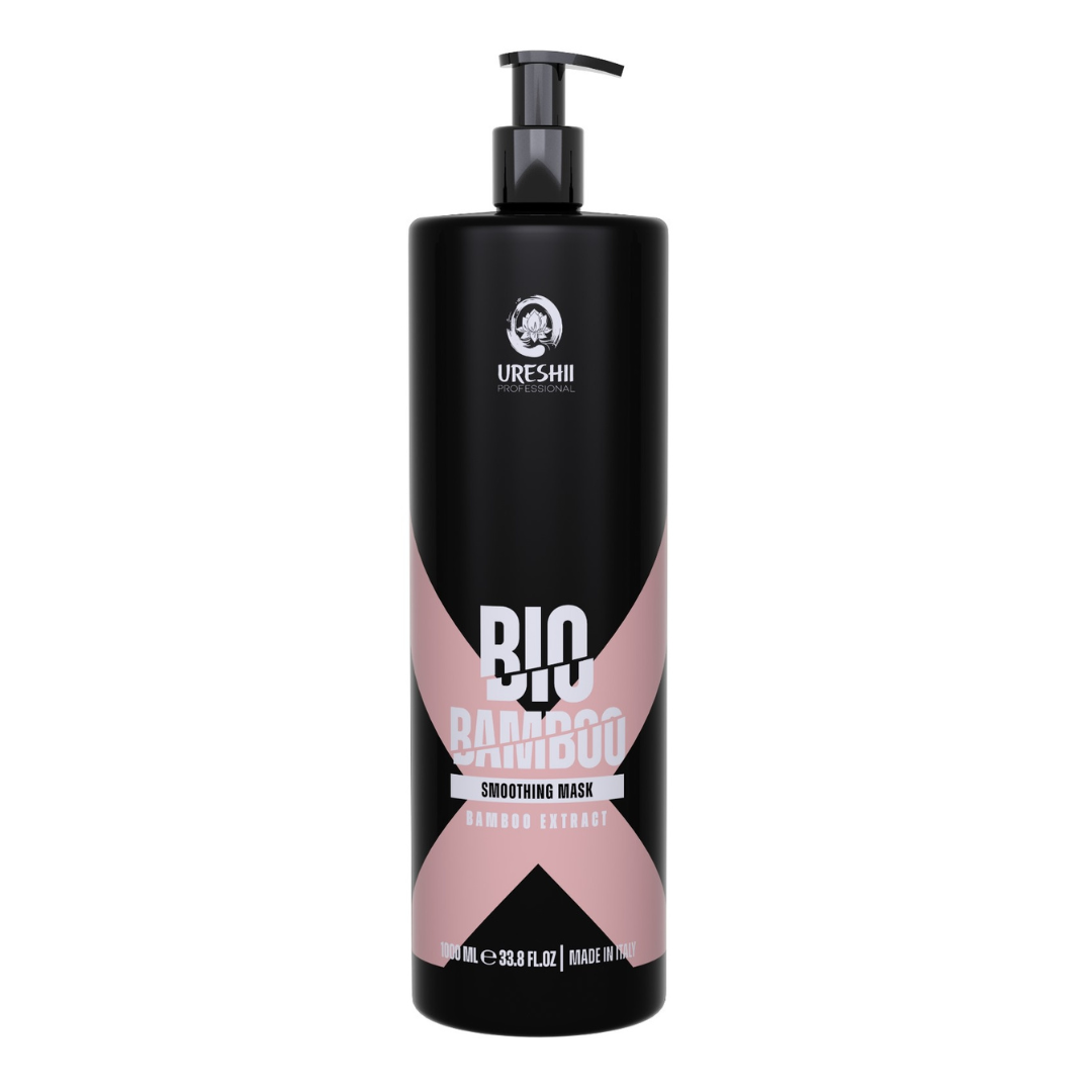 Ureshii - Bio Bamboo - Intensywnie Wygładzająca Maska do Włosów z Ekstraktem z Bambusa i Olejem Makadamia - 1000ml