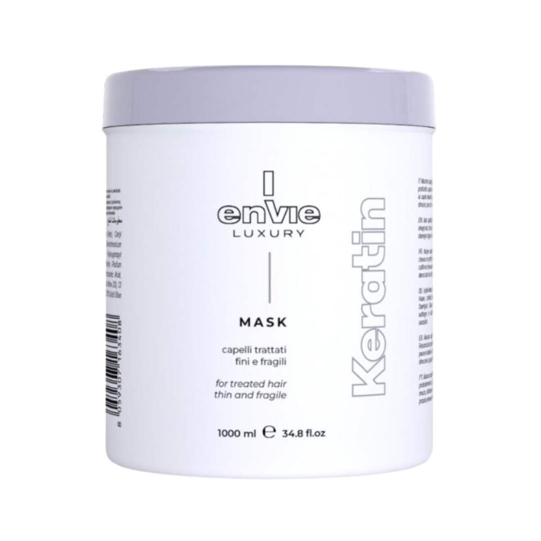 Envie - Keratin - Maska Regenerująco-Odbudowująca do Włosów z Keratyną - 1000ml