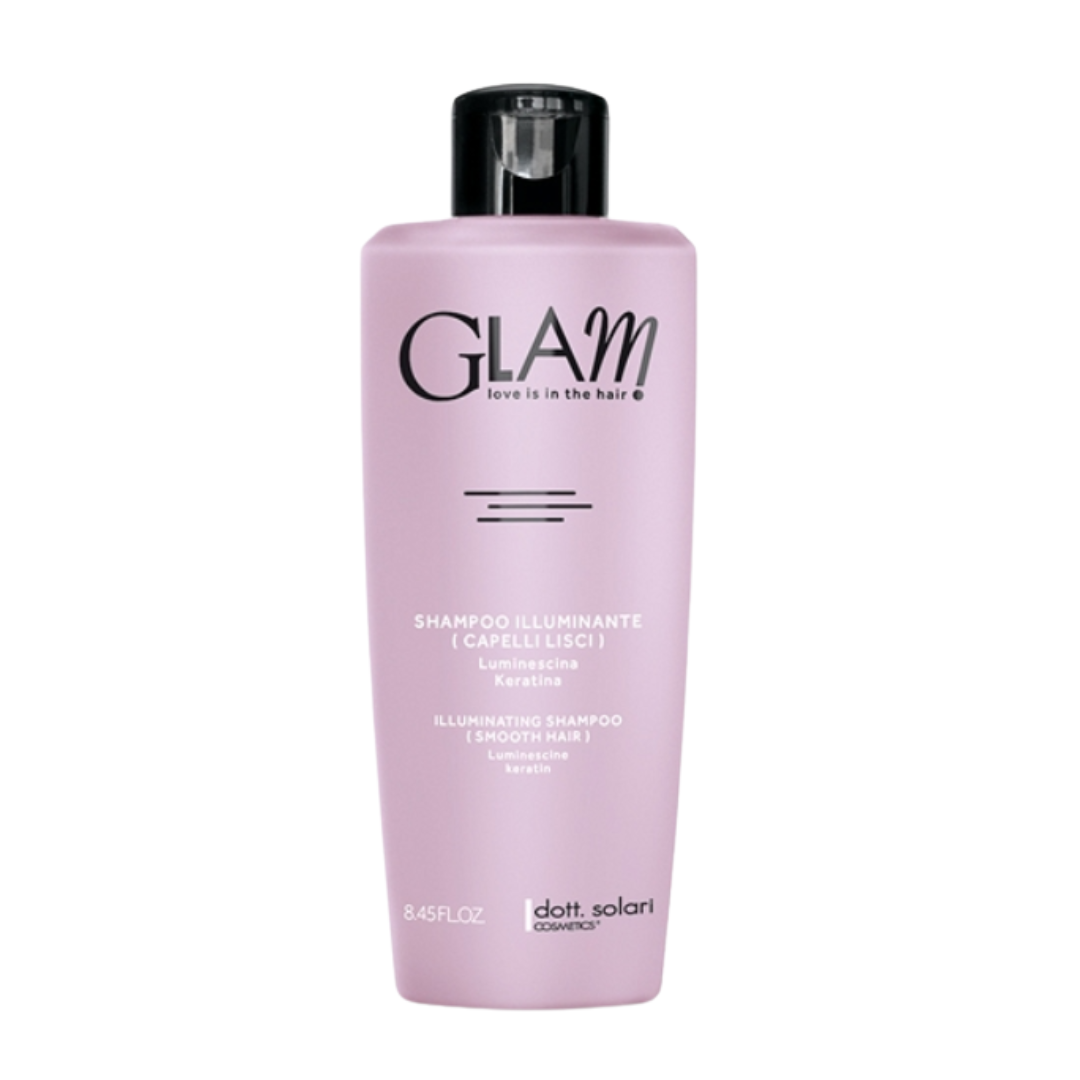 Dott. Solari - Glam Illuminante - Szampon Rozświetlająco-Wygładzający do Włosów Prostych z Luminescyną i Keratyną - 250ml
