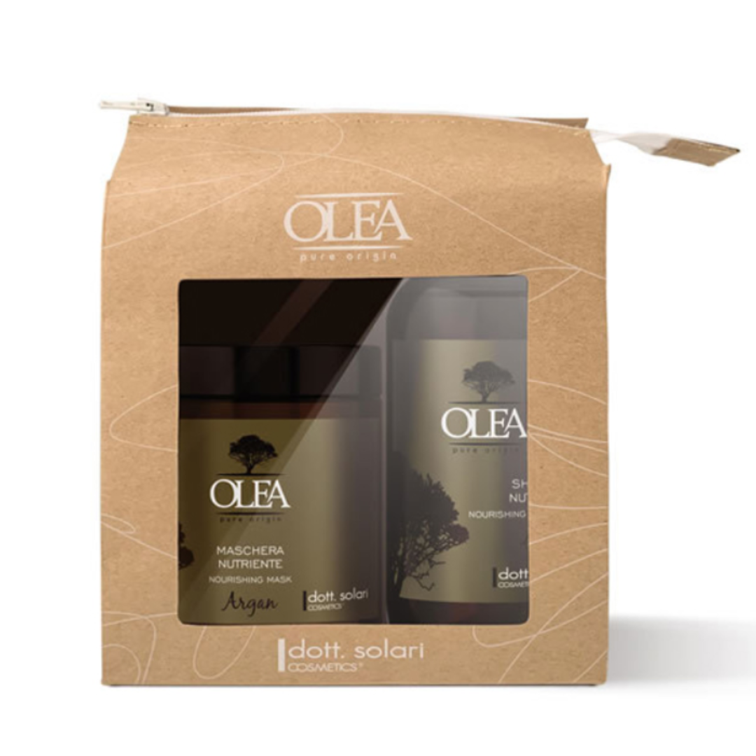 Dott. solari olea odżywczy argan kit box 2x250ml