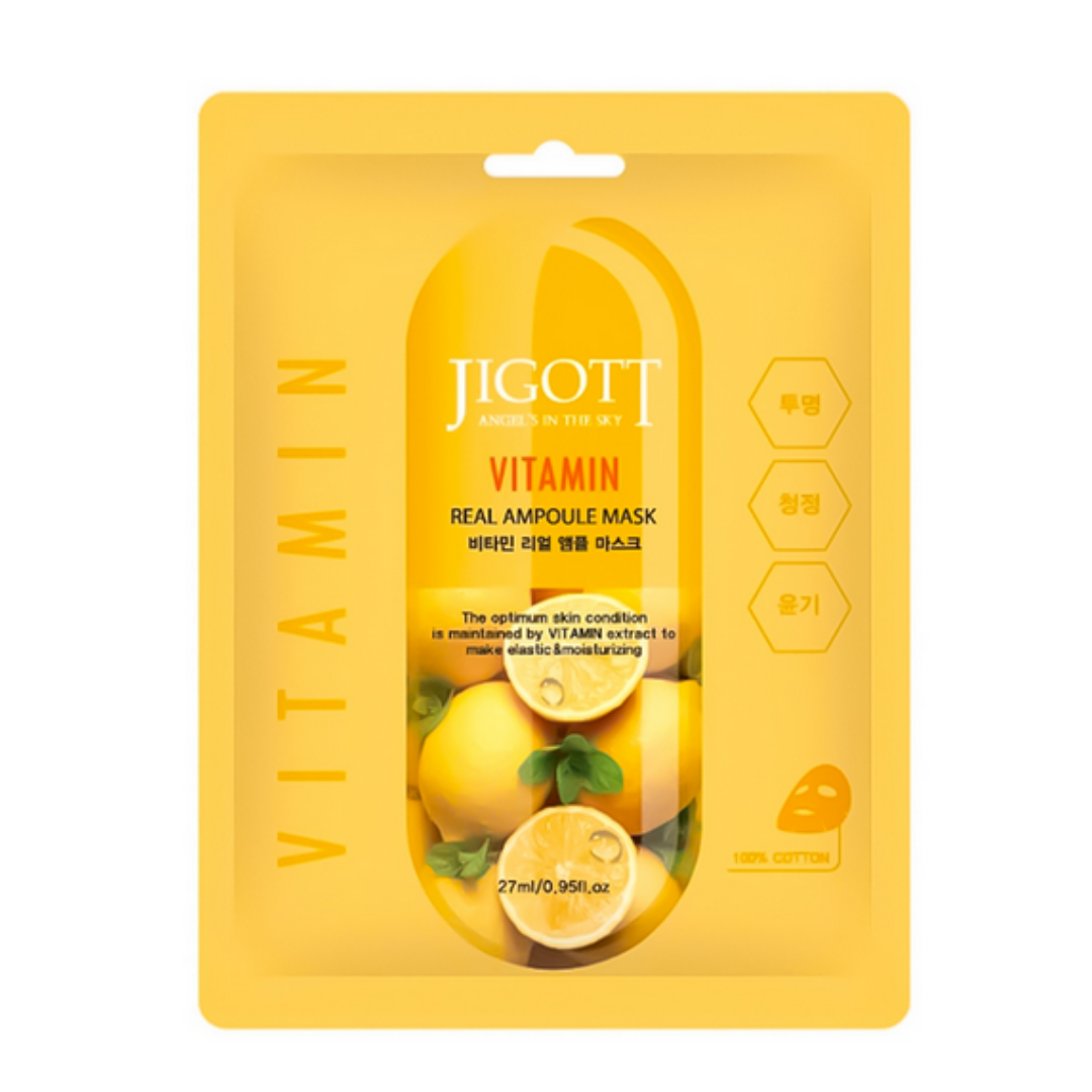 JIGOTT Tkaninowa maseczka do twarzy WITAMINA Vitamin Real Ampoule Mask 27ml