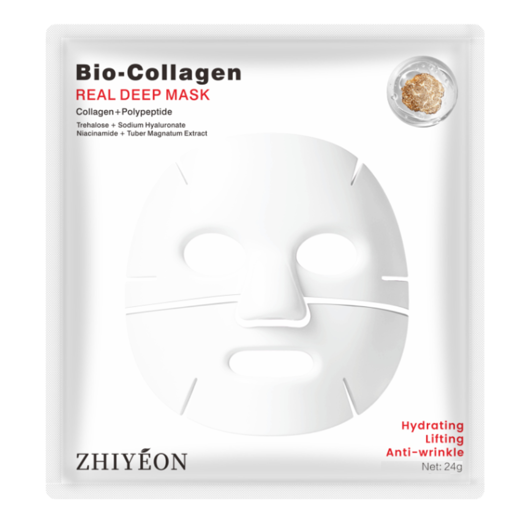 Kolagenowa Maseczka Na Twarz Nawilżająca Z Kwasem Hialuronowym BIO COLLAGEN 24g