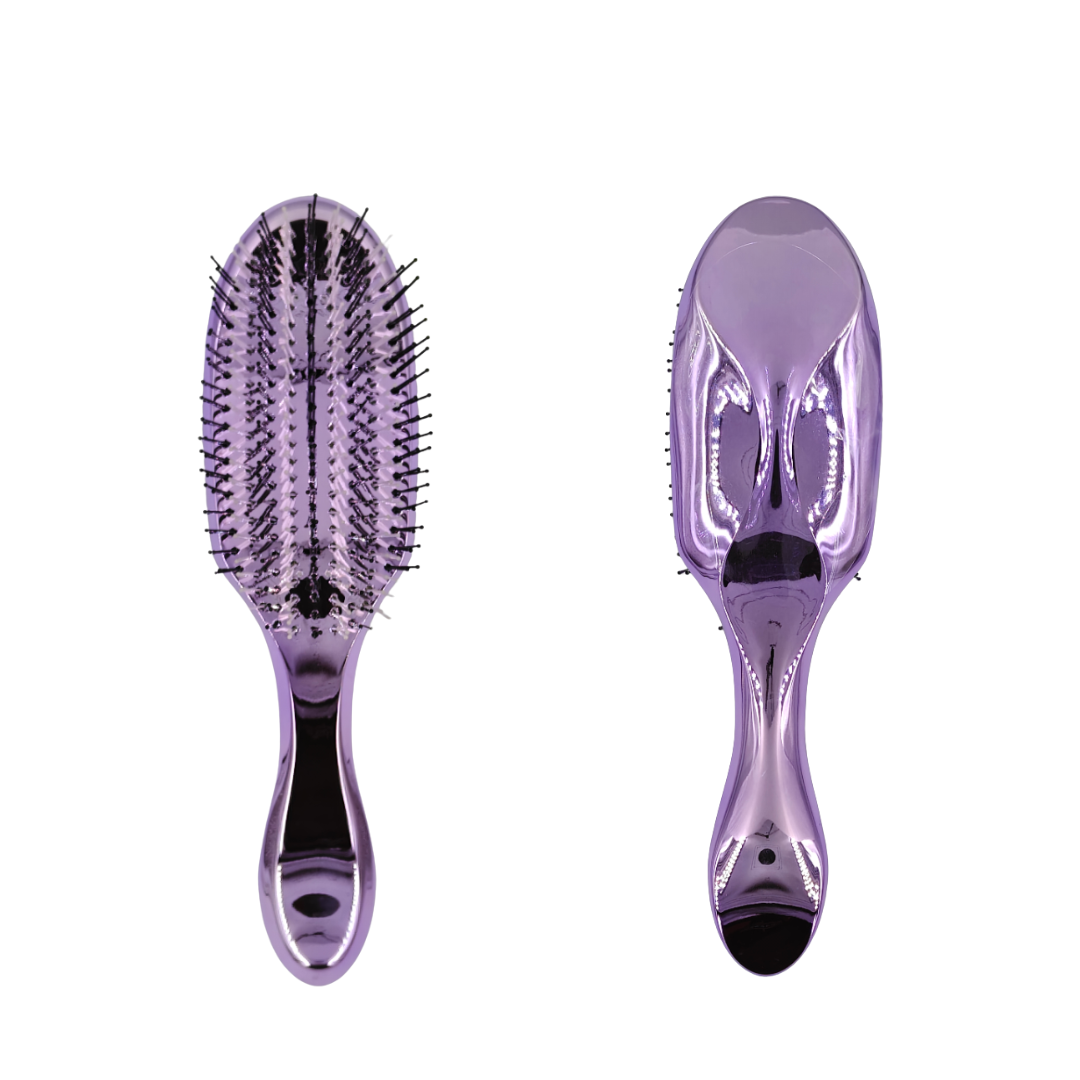  Scalp Brush - Hair Care - Szczotka do Rozczesywania i Masażu Skóry Głowy Fioletowa